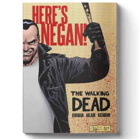 کمیک walking dead: here is negan