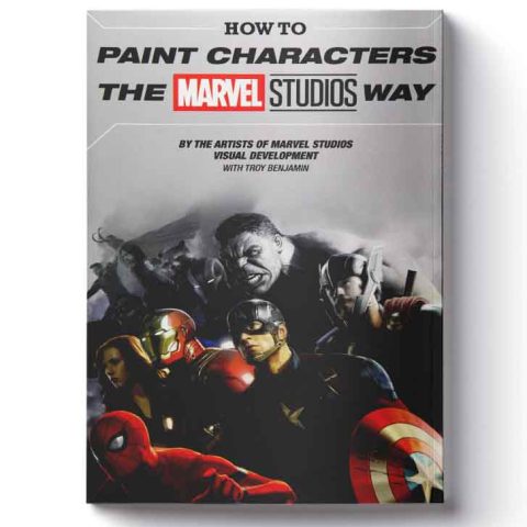 ارت بوک how to paint charecters marvel studios