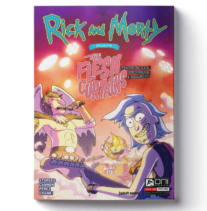 gy کمیک rick morty: the flesh curtains